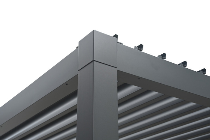 Pergola m/justerbart tag 3 x 3 meter - Sunlife®